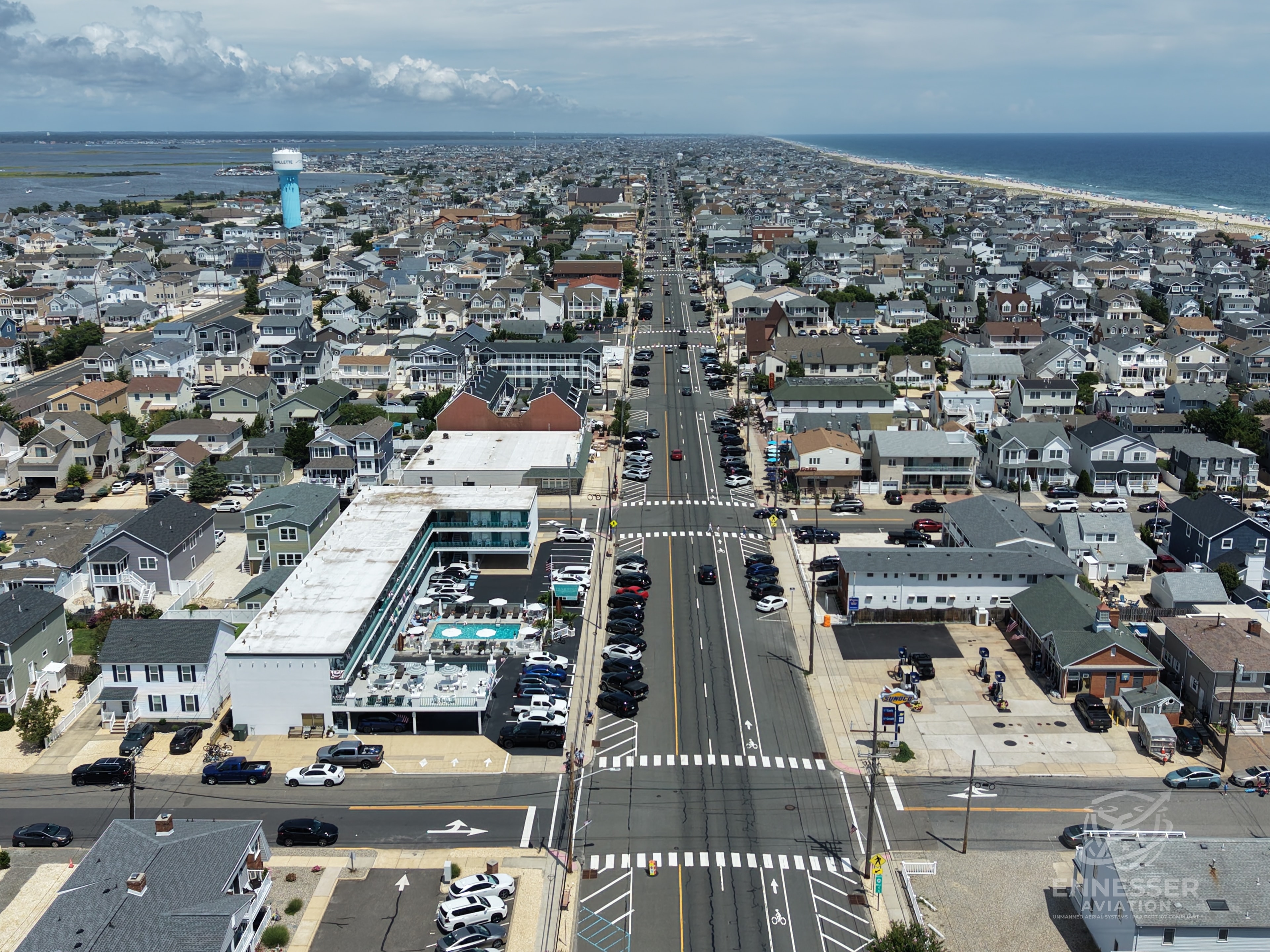 Lavallette, NJ — Coastal Aerial